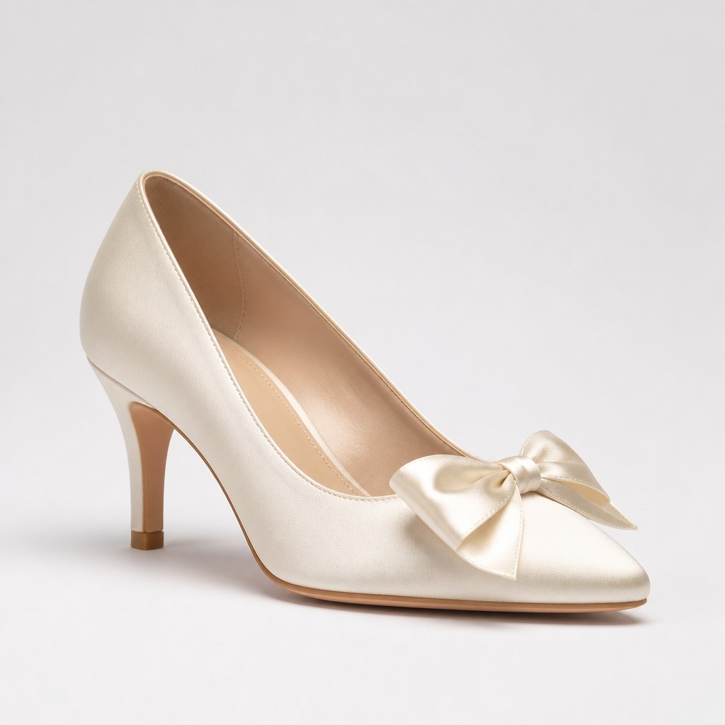 Ribbon Bow Heel